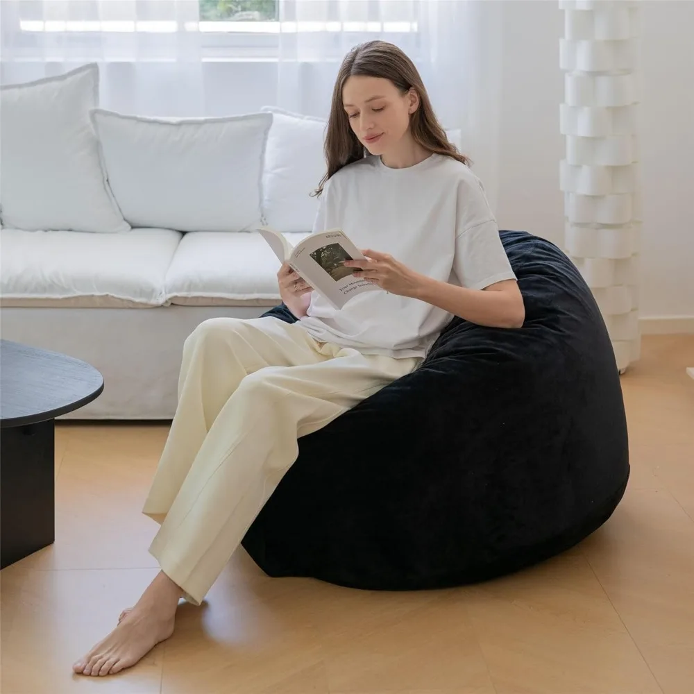 Adult Oversized 3.8ft Faux Fur Bean Bag Couch with Premium Foam, Portable Floor Sofa for Gaming and Reading
Adult Oversized 3.8ft Faux Fur Bean Bag Couch with Premium Foam, Portable Floor Sofa for Gaming and Reading