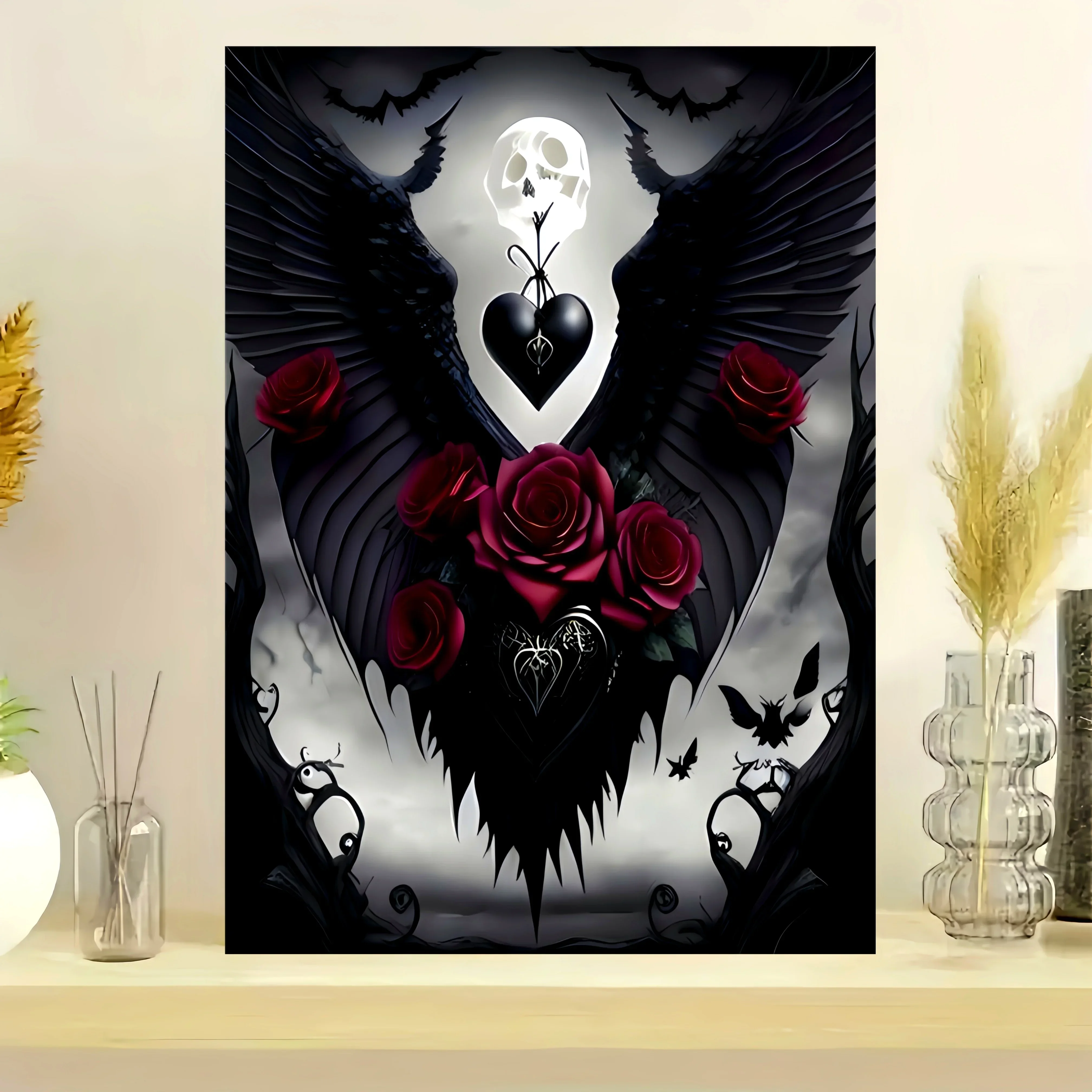 300/500/1000 Pieces Jigsaw wooden Puzzle Black Rose Heart Perfect for Birthdays Halloween Thanksgiving Easter Family Fun Gift
300/500/1000 Pieces Jigsaw wooden Puzzle Black Rose Heart Perfect for Birthdays Halloween Thanksgiving Easter Family Fun Gift
