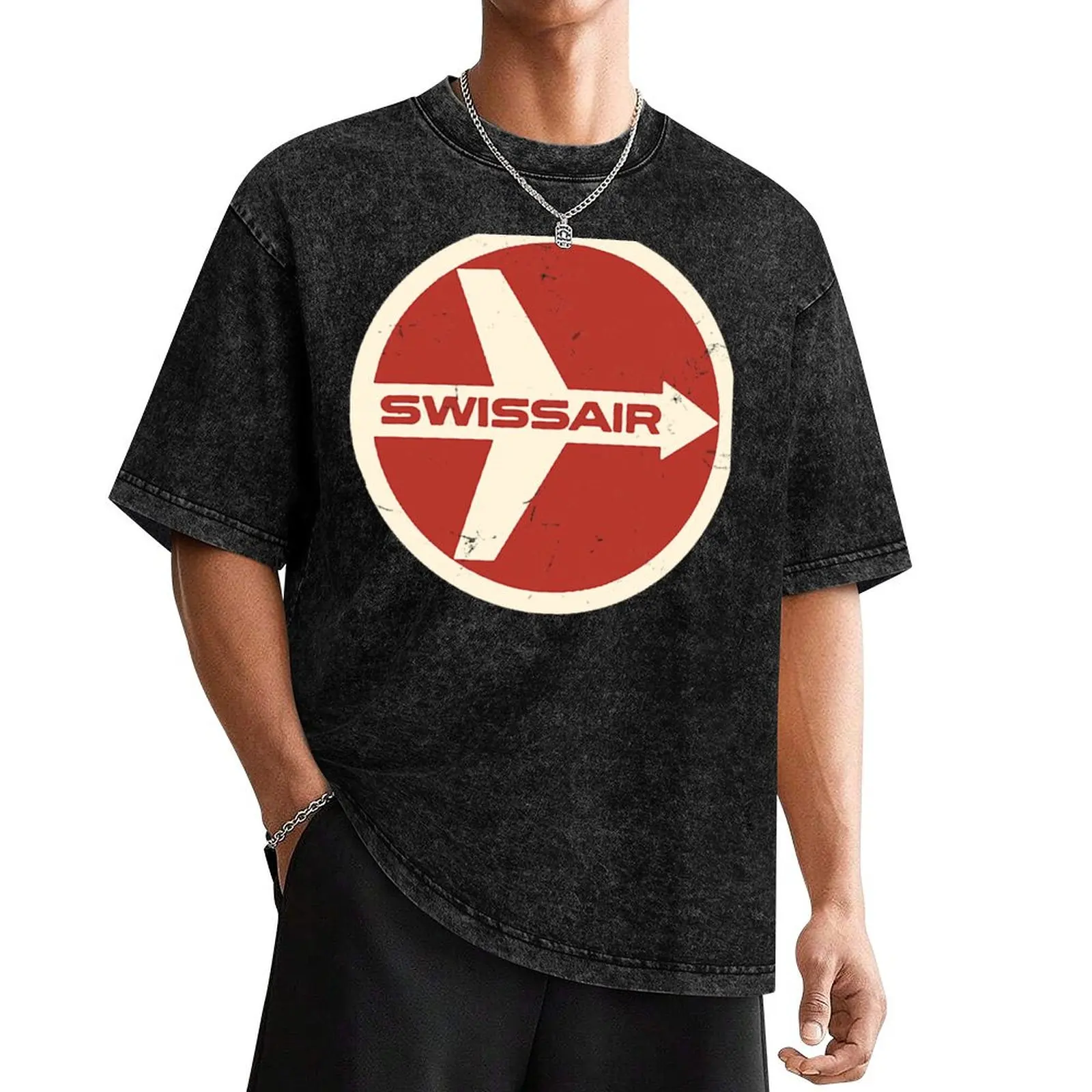 Defunct Swissair Airlines Logo - Faded Vintage Style T-Shirt street wear vintage graphic tee sports fans mens funny t shirts
Defunct Swissair Airlines Logo - Faded Vintage Style T-Shirt street wear vintage graphic tee sports fans mens funny t shirts