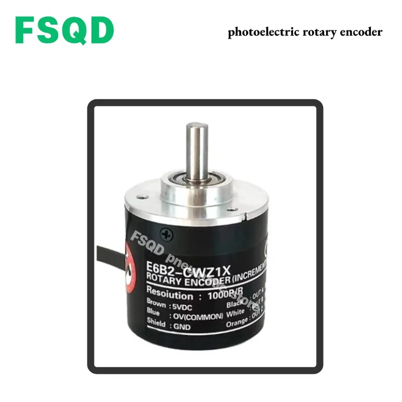 1PC Photoelectric rotary encoder Incremental type E6B2-CWZ6C CWZ5B CWZ1X CWZ3E CWZ5G -3600 4096 5000 2500 P/R E6B2 Series
1PC Photoelectric rotary encoder Incremental type E6B2-CWZ6C CWZ5B CWZ1X CWZ3E CWZ5G -3600 4096 5000 2500 P/R E6B2 Series