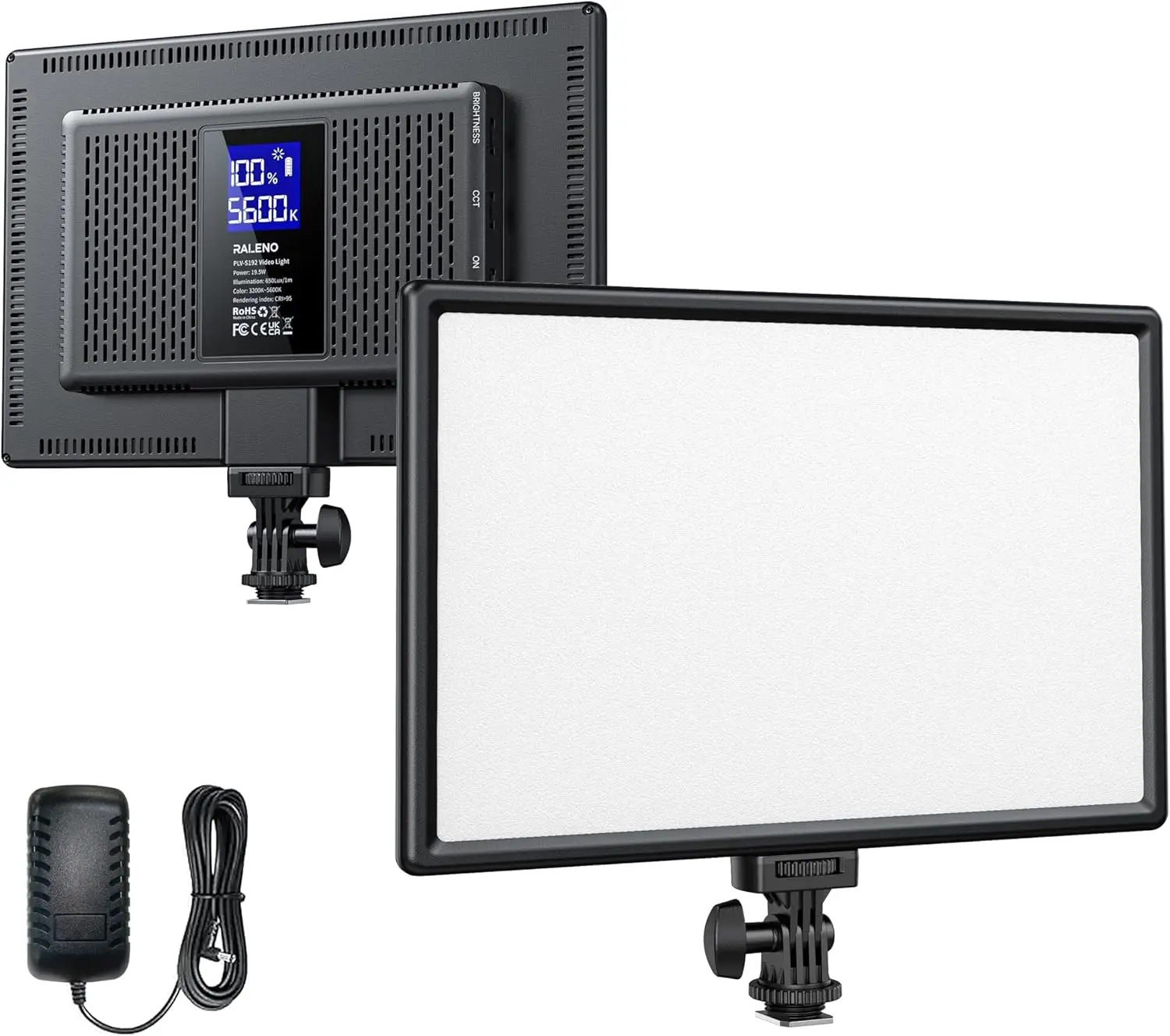 19.5W LED Video Light Panel with 8000mAh Battery, 650Lux/m Soft Lighting for Photography & Streaming
19.5W LED Video Light Panel with 8000mAh Battery, 650Lux/m Soft Lighting for Photography & Streaming