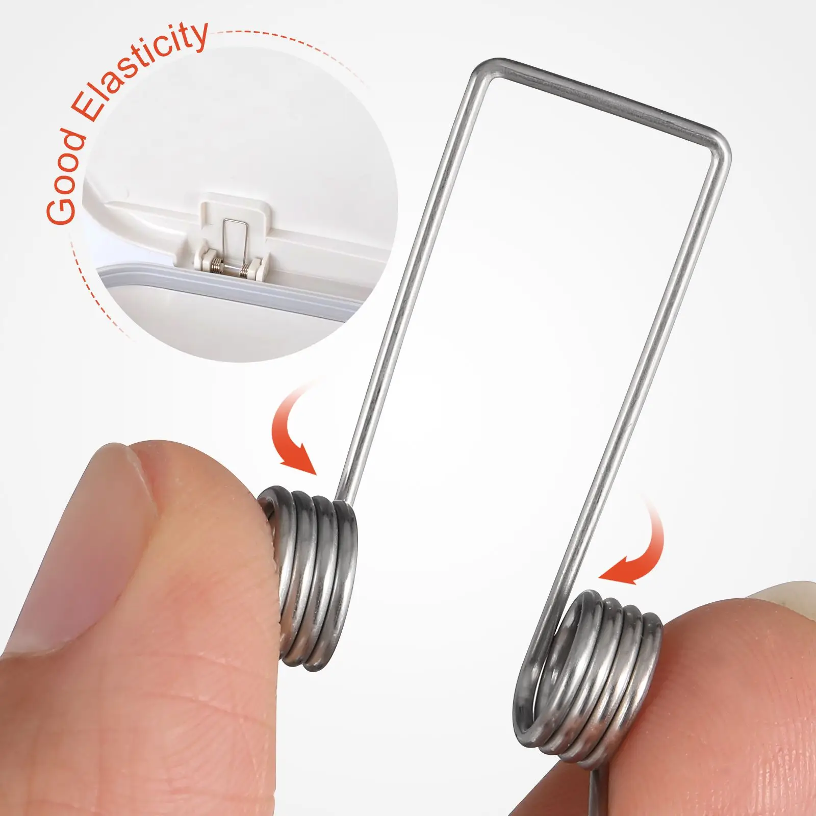6pcs Torsional Spring Accessories Stainless Steel Trash Can Kitchen Garbage Pail Storage Bucket Lid Replacement Parts Durability
6pcs Torsional Spring Accessories Stainless Steel Trash Can Kitchen Garbage Pail Storage Bucket Lid Replacement Parts Durability