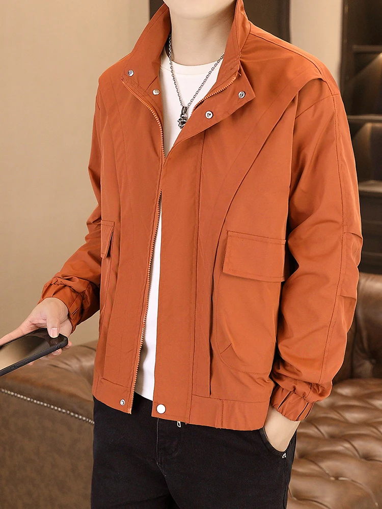 Модная повседневная мужская рабочая куртка с воротником-стойкой, декорированная молнией, антистатическая, для весны и осени, молодежная
Модная повседневная мужская рабочая куртка с воротником-стойкой, декорированная молнией, антистатическая, для весны и осени, молодежная