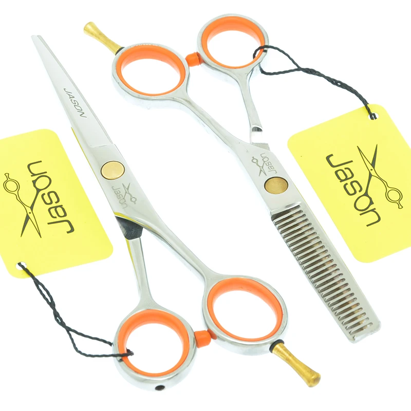 Jason 4/5/5.5 inch Professional Hairdressing Scissors Barber Hair Scissor 440c Japan Hair Cutting Thinning Styling Shears A0051D
Jason 4/5/5.5 inch Professional Hairdressing Scissors Barber Hair Scissor 440c Japan Hair Cutting Thinning Styling Shears A0051D
