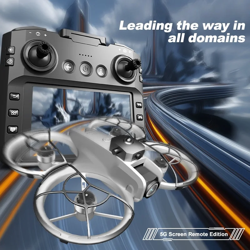 Intelligent Obstacle Avoidance 4.3-inch Screen Drone 8K ESC Dual Camera Drone Brushless Quadcopter 5G WIFI FPV Screen Drone
Intelligent Obstacle Avoidance 4.3-inch Screen Drone 8K ESC Dual Camera Drone Brushless Quadcopter 5G WIFI FPV Screen Drone