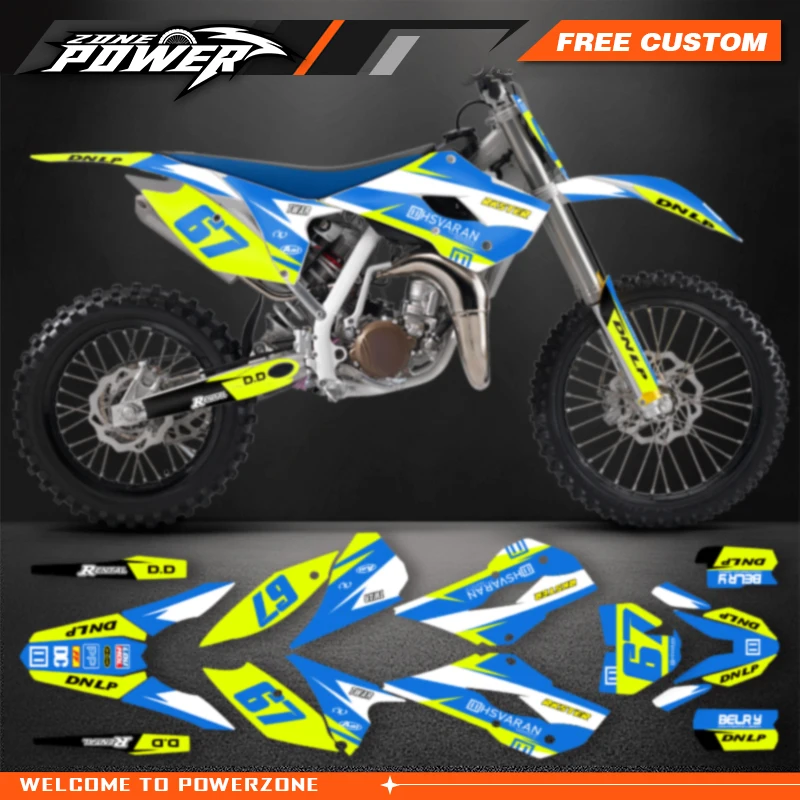 Powerzone For Husqvarna Motorcycle Decals Stickers Kits for Husqvarna TC85 TC 85 2014 2015 2016 2017 Number Name Custom Graphics
Powerzone For Husqvarna Motorcycle Decals Stickers Kits for Husqvarna TC85 TC 85 2014 2015 2016 2017 Number Name Custom Graphics