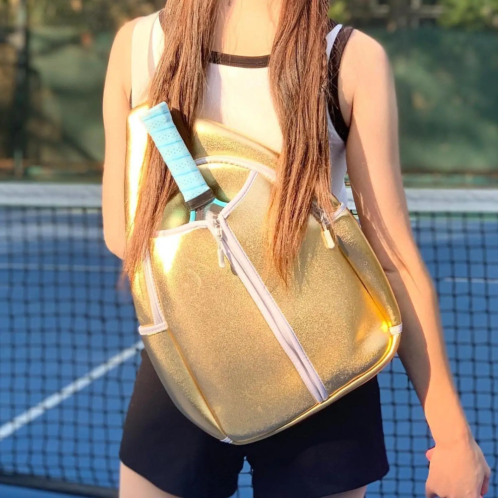 Pickleball Bag Gym Zipper Closure Outdoor Sports Bag with Shoulder Strap
Pickleball Bag Gym Zipper Closure Outdoor Sports Bag with Shoulder Strap