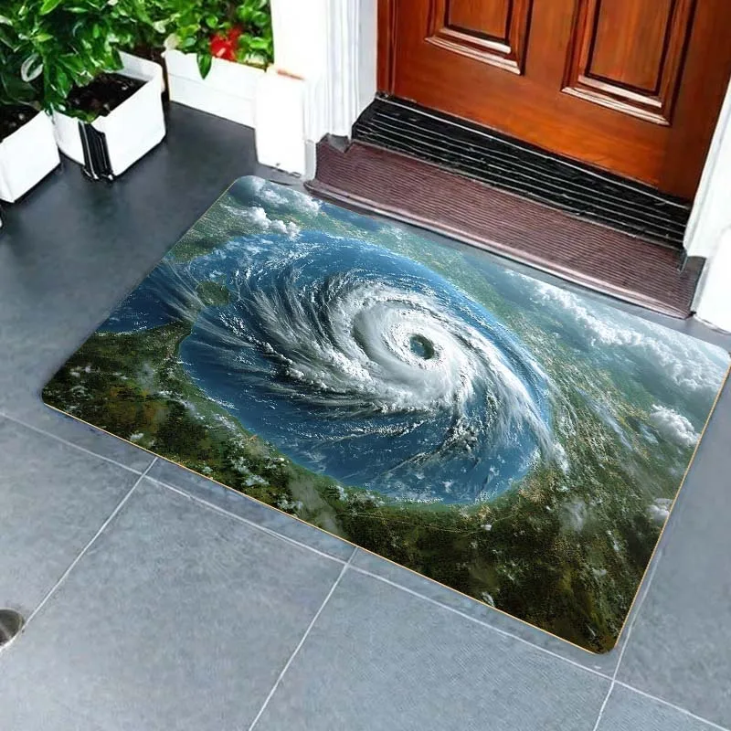 Hurricane Eye Print Doormat - Non-Slip Absorbent Doormat for Home Decor, Indoor Outdoor Use, Durable and Stylish
Hurricane Eye Print Doormat - Non-Slip Absorbent Doormat for Home Decor, Indoor Outdoor Use, Durable and Stylish