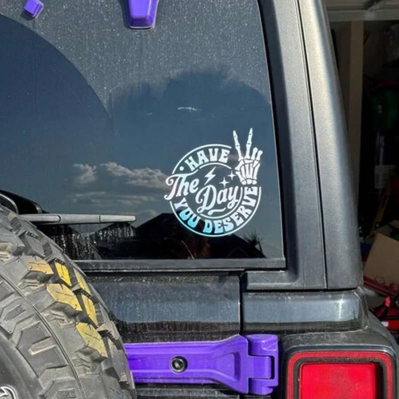 The Day Have You Deserve Car Exterior Decoration Stickers, Skeleton Text Stickers, Handsome Decoration Stickers
The Day Have You Deserve Car Exterior Decoration Stickers, Skeleton Text Stickers, Handsome Decoration Stickers