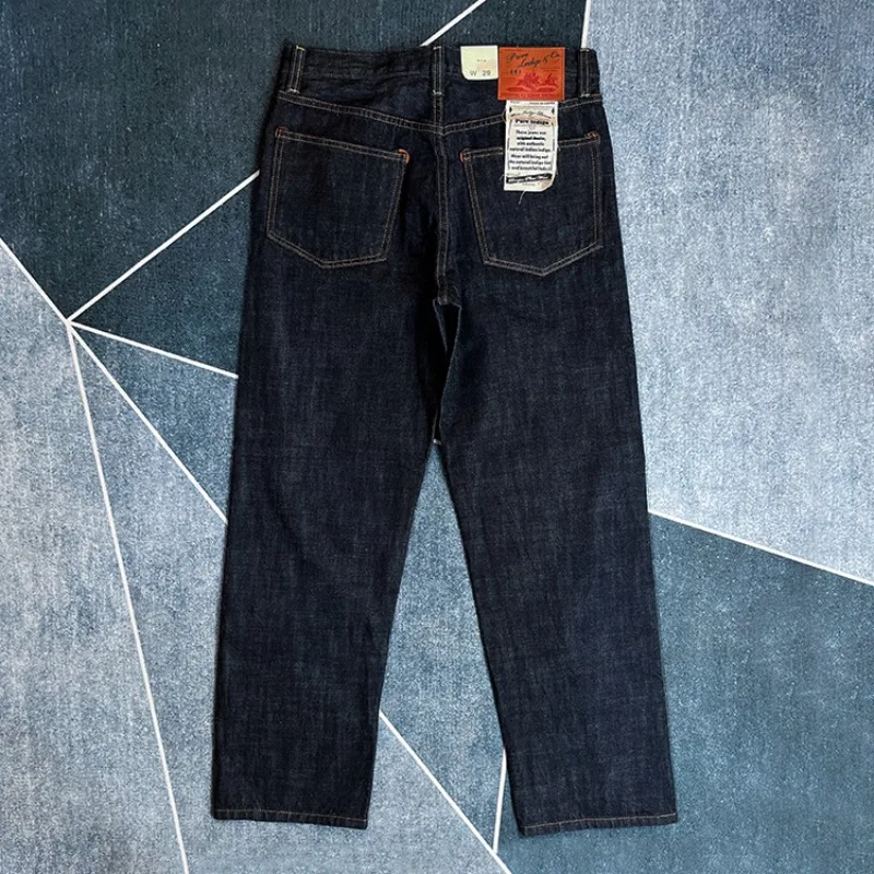 14.5oz Raw Selvedge Washed Denim Jeans for Men 100% Cotton Heavyweight Loose Straight Pants American Retro Casual Spring 501
14.5oz Raw Selvedge Washed Denim Jeans for Men 100% Cotton Heavyweight Loose Straight Pants American Retro Casual Spring 501