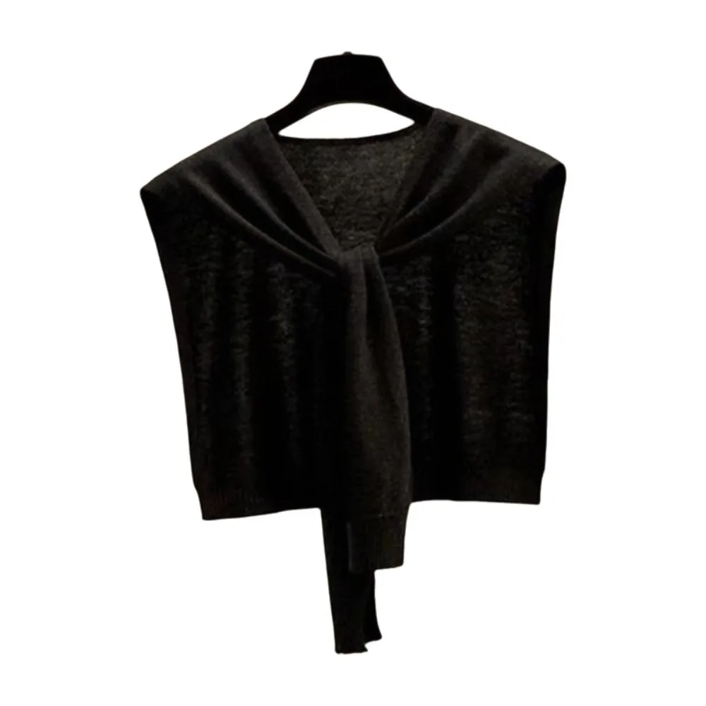 Fashionable Lightweight Knitted Shawl Thin Striped Shoulder Protection Scarf Elastic Soft Fake Collar Office Wear
Fashionable Lightweight Knitted Shawl Thin Striped Shoulder Protection Scarf Elastic Soft Fake Collar Office Wear