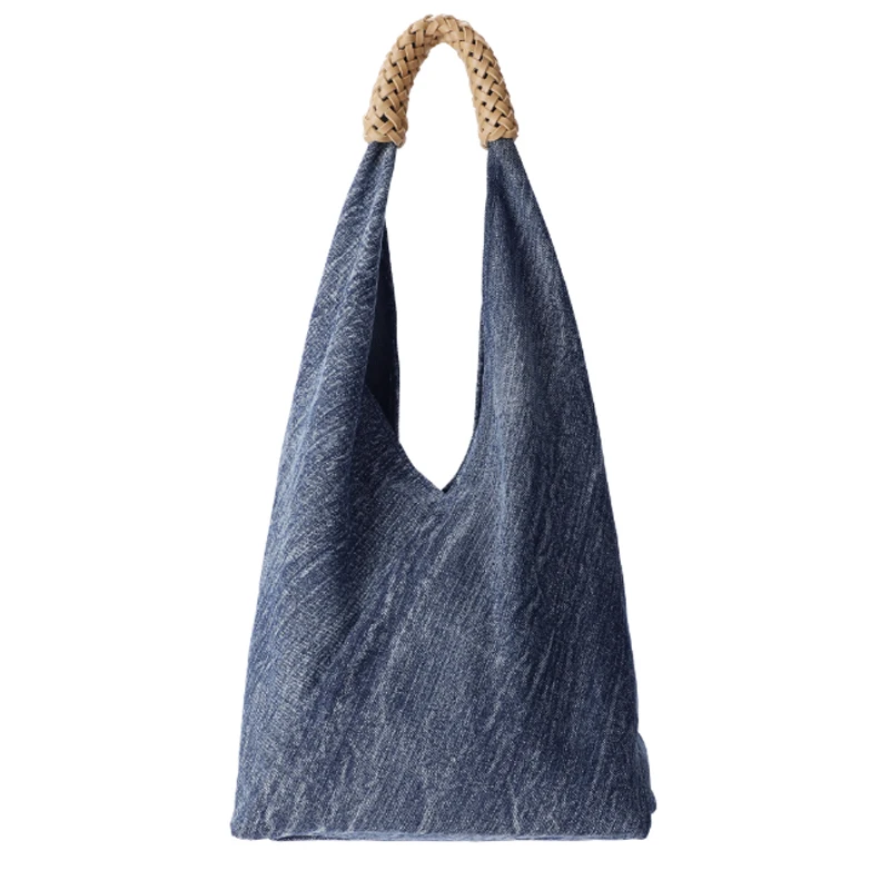 Simple Design Denim Canvas Women Bag Fashion Women Handbag Shoulder Bag Tote Bag
Simple Design Denim Canvas Women Bag Fashion Women Handbag Shoulder Bag Tote Bag