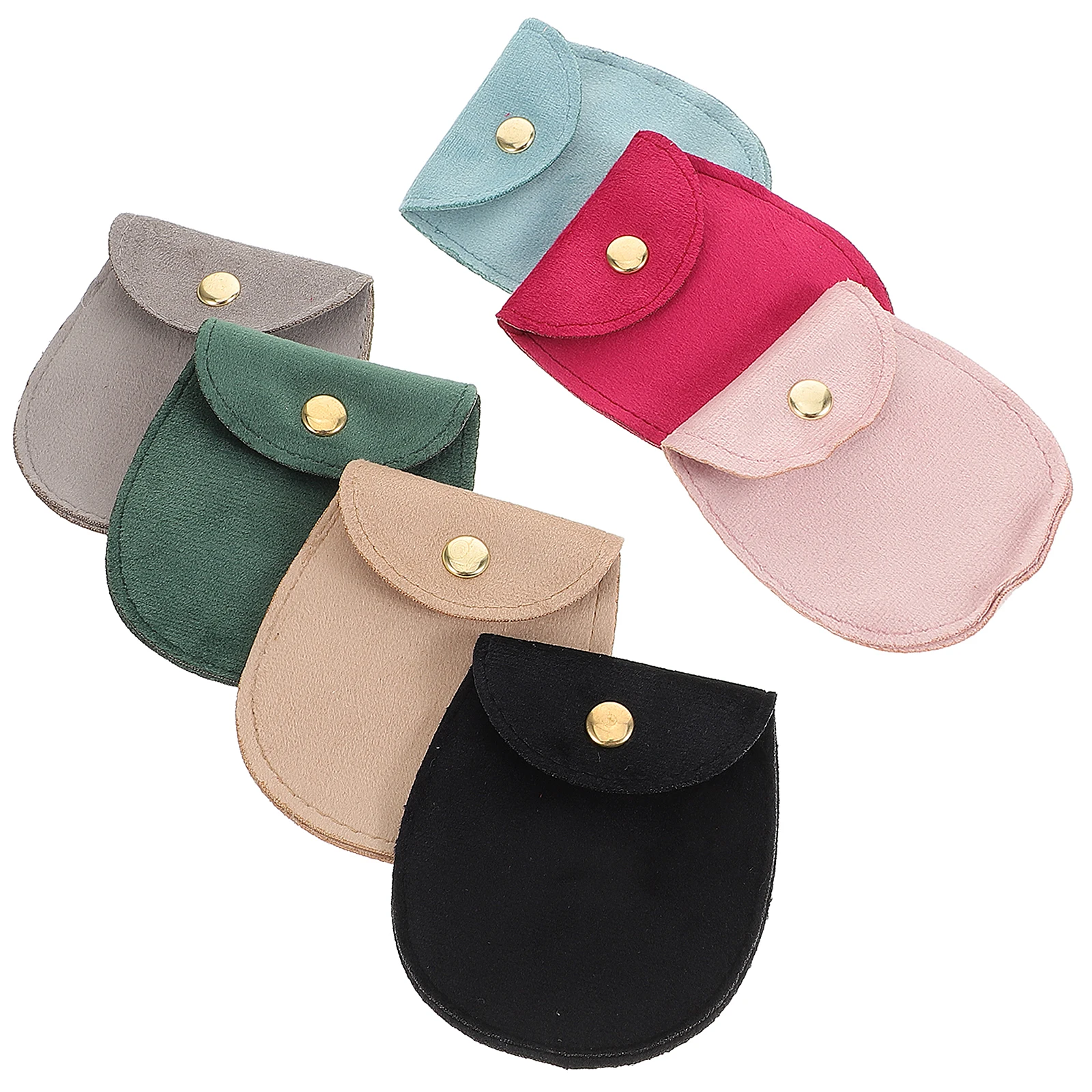 7pcs Storage Bag Portable Organizer Travel Jewelry Bag Storage Box Bridesmaid Snap Button Gift Box Soft Material Flap Design
7pcs Storage Bag Portable Organizer Travel Jewelry Bag Storage Box Bridesmaid Snap Button Gift Box Soft Material Flap Design