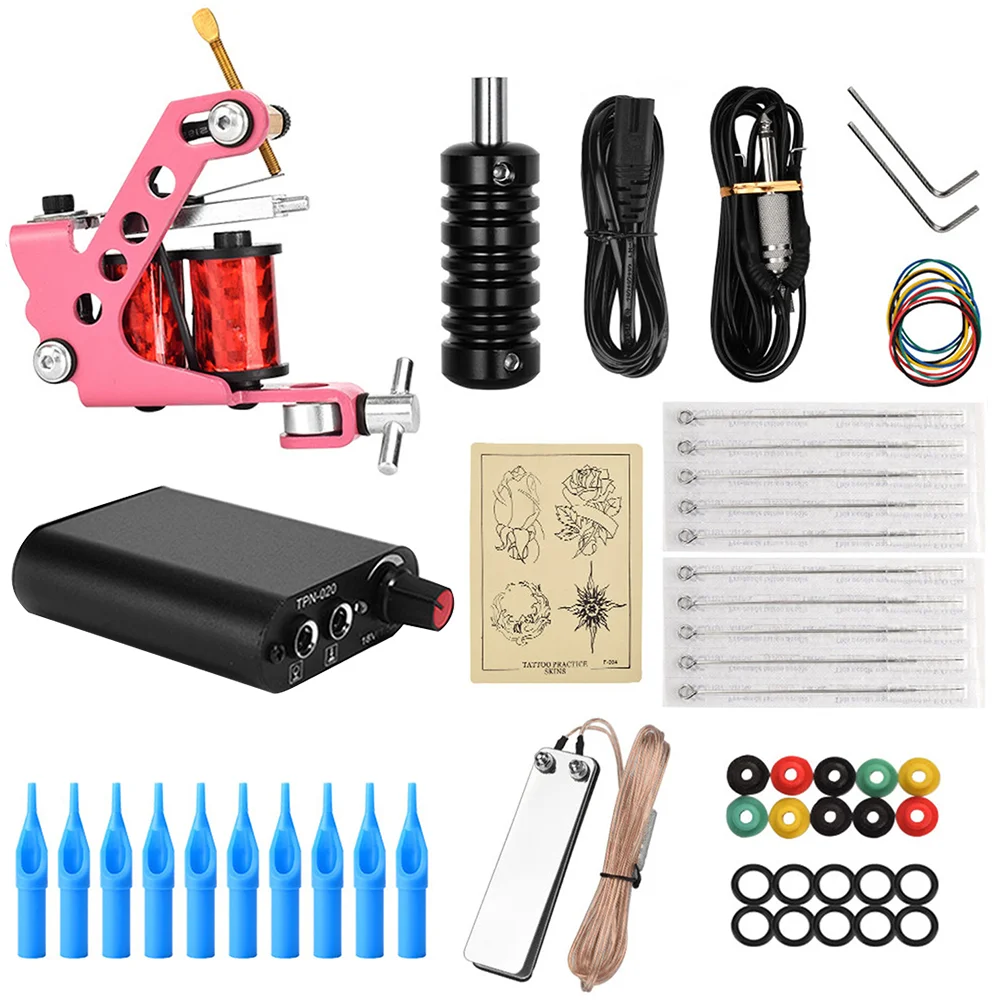 Practice Suit Coil Tattoos Machine Kit Body Tools Suite Women Home Plastic House Handhold Man
Practice Suit Coil Tattoos Machine Kit Body Tools Suite Women Home Plastic House Handhold Man