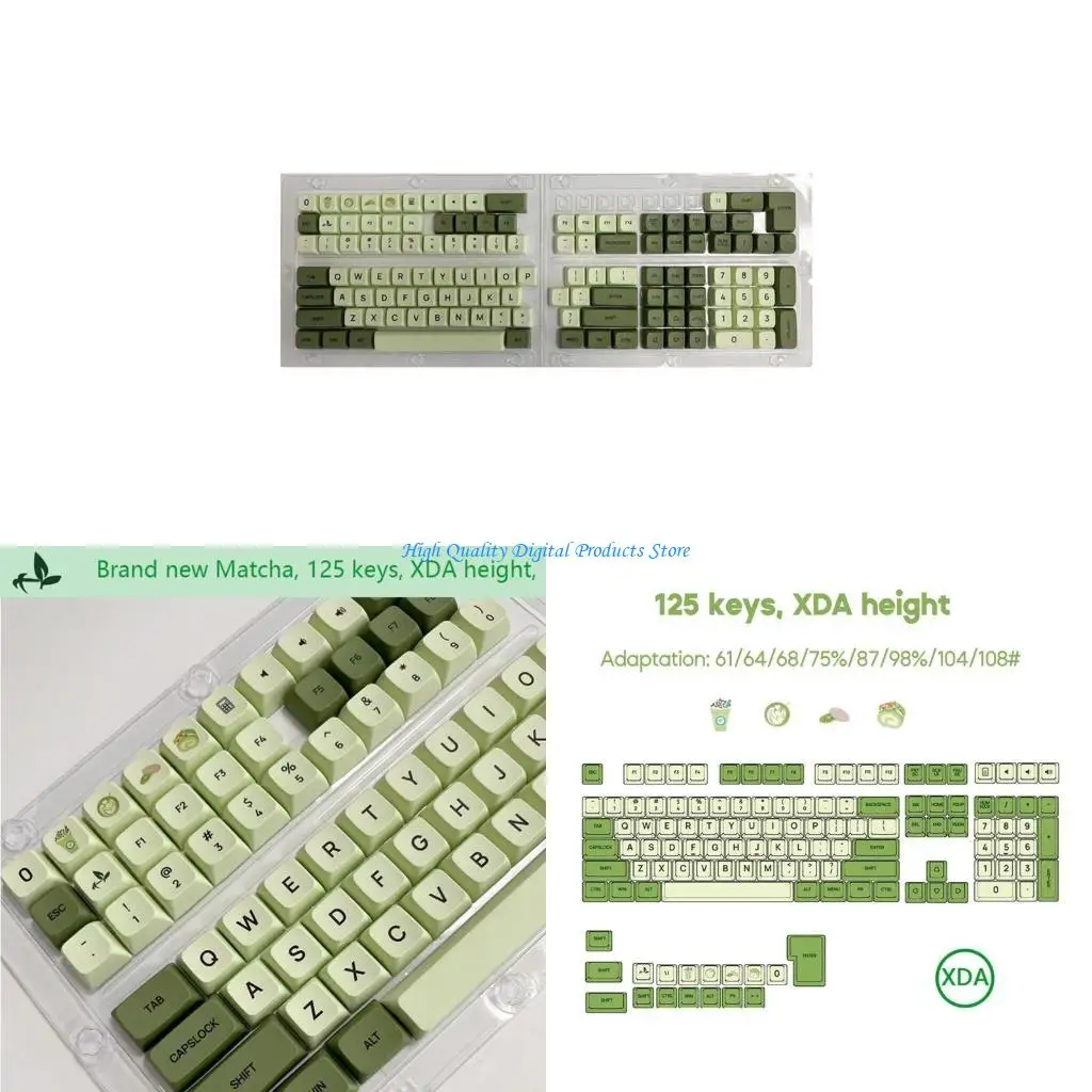 U2JE Matcha English Keycaps Установите 125pcs для игр механической клавиатуры для MX-переключателей
U2JE Matcha English Keycaps Установите 125pcs для игр механической клавиатуры для MX-переключателей