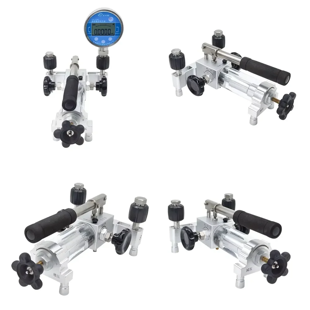 High-quality portable aluminum hydraulic calibrator, high-precision 0-70Mpa pressure gauge, weight 3KG
High-quality portable aluminum hydraulic calibrator, high-precision 0-70Mpa pressure gauge, weight 3KG