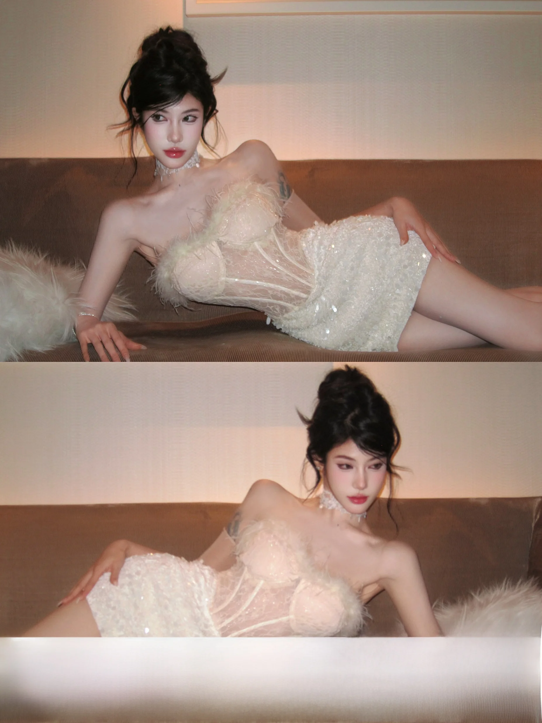 Sexy Lace Splice Bustier Bodycon Dr Women's New Winter 2025 Birthday Skirt Svel Slim Fit Sle for Dating
Sexy Lace Splice Bustier Bodycon Dr Women's New Winter 2025 Birthday Skirt Svel Slim Fit Sle for Dating