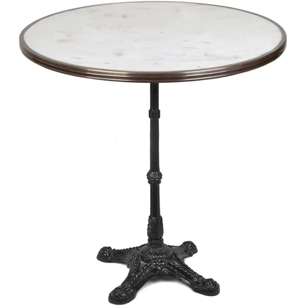 28 White Carrara Marble Pedestal Bistro Table
28 White Carrara Marble Pedestal Bistro Table