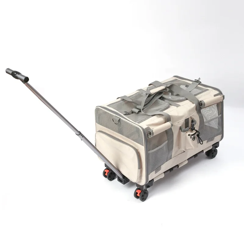Cat Dog Carrier Portable Pet Trolley With Telescopic Handle Outdoor Travel Dog Carrier Transport Bag Multi-Function
Cat Dog Carrier Portable Pet Trolley With Telescopic Handle Outdoor Travel Dog Carrier Transport Bag Multi-Function