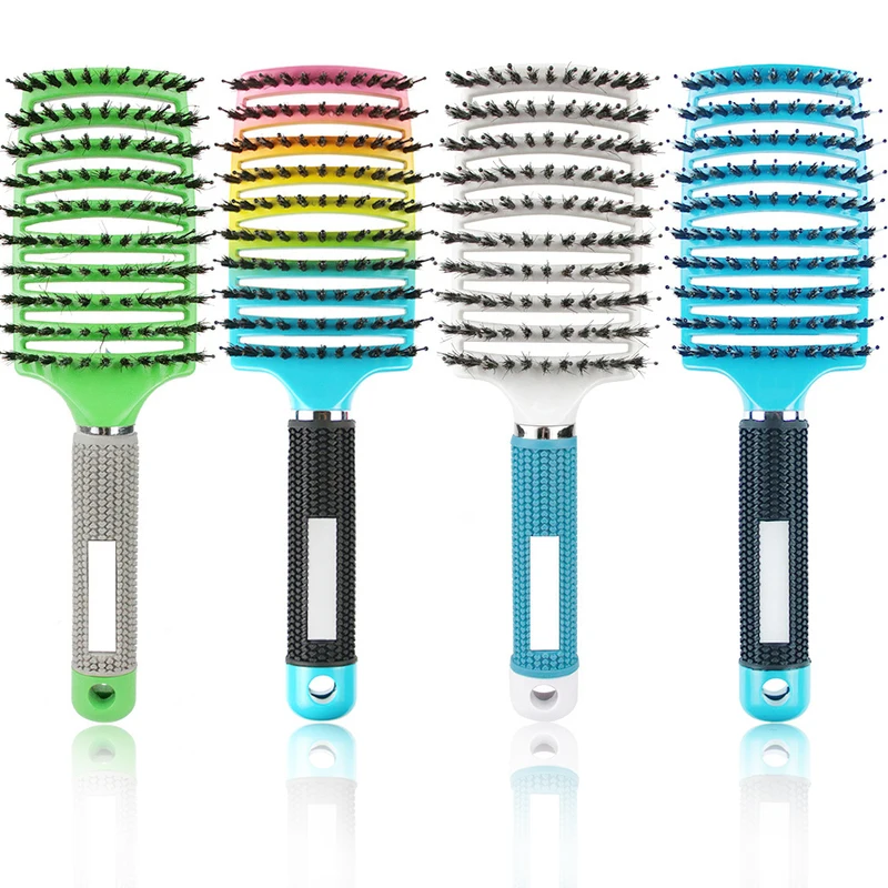 Hair Scalp Massage Comb Bristle & Nylon Hairbrush Wet Curly Detangle Hair Brush Women Hairdressing Salon Styling Tools
Hair Scalp Massage Comb Bristle & Nylon Hairbrush Wet Curly Detangle Hair Brush Women Hairdressing Salon Styling Tools