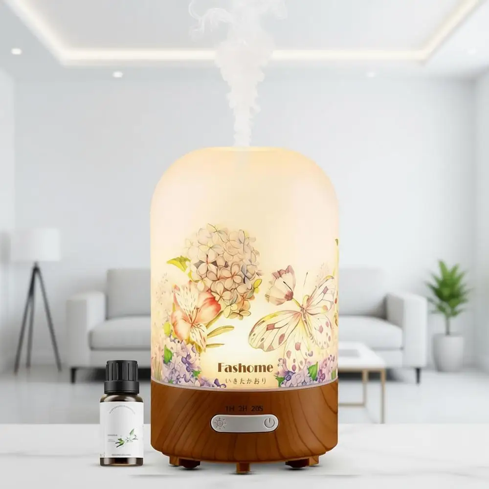 Аромадиффузор из выдувного стекла, 100 мл, с автоотключением, увлажнитель с холодным туманом и теплой белой подсветкой (для аромамасла ванили)
Аромадиффузор из выдувного стекла, 100 мл, с автоотключением, увлажнитель с холодным туманом и теплой белой подсветкой (для аромамасла ванили)