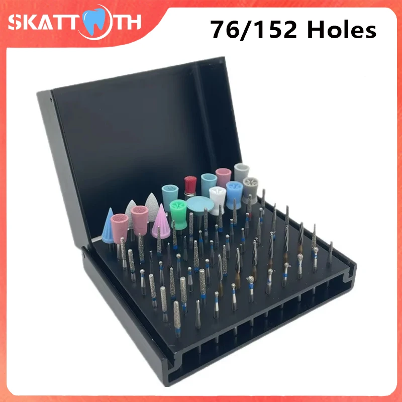 76/152 Holes Dental Bur Holder Block Cleaning Stand Autoclave Burs Organizer High/Low Speed Disinfection Box Dentistry Lab Tools
76/152 Holes Dental Bur Holder Block Cleaning Stand Autoclave Burs Organizer High/Low Speed Disinfection Box Dentistry Lab Tools
