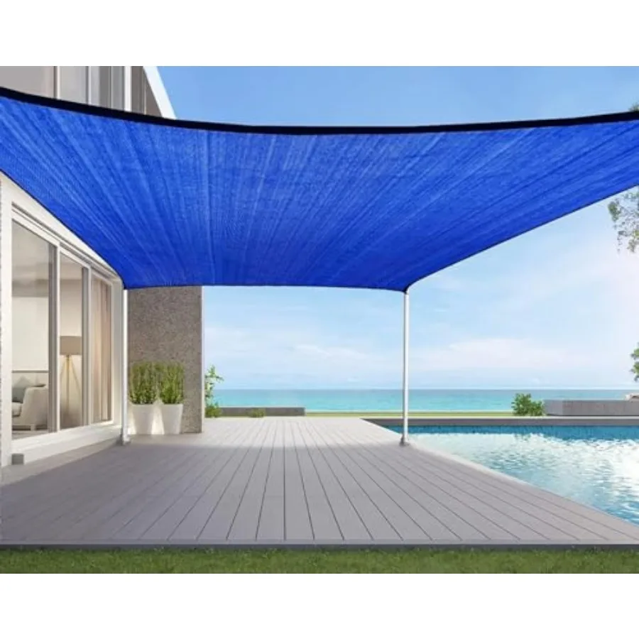 Sun Shade Sail for Patios 185G Polyester Fabric Cloth, 98% UV Block Outdoor Awning Shelter for Commercial, Backyard, Garden, De
Sun Shade Sail for Patios 185G Polyester Fabric Cloth, 98% UV Block Outdoor Awning Shelter for Commercial, Backyard, Garden, De