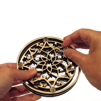 Wooden Labyrinth 3D Maze Puzzle Game High Difficulty IQ Brain Teaser For Adults And Children Juegos De Ingenio Y Logica