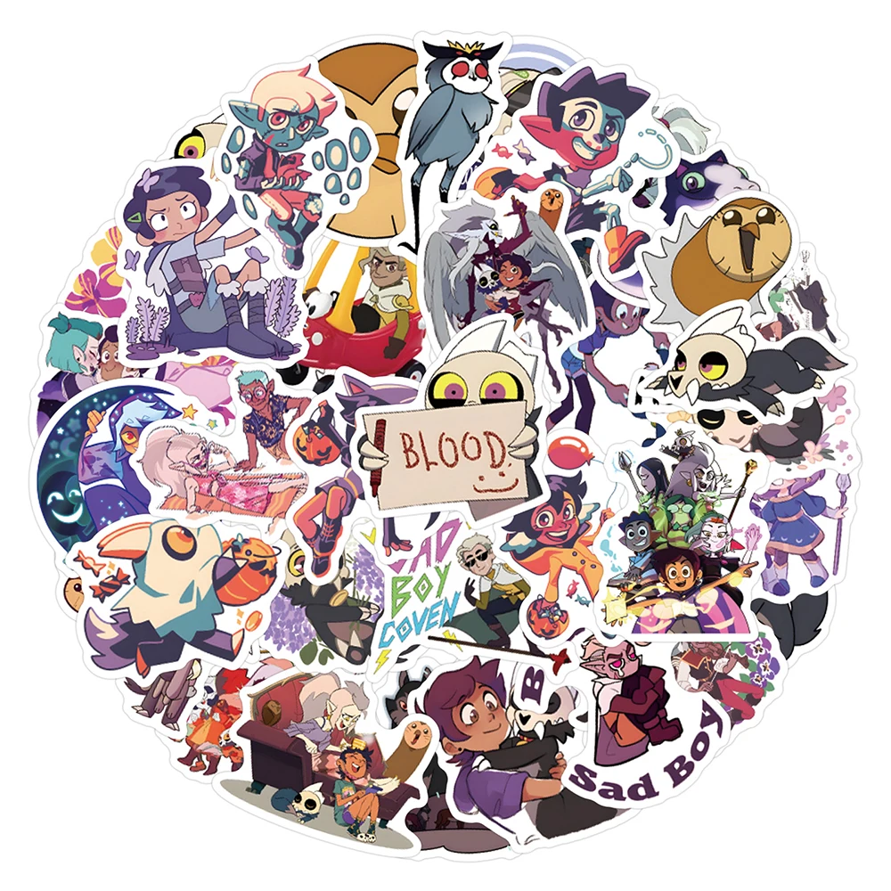 10/30/50pcs Cute Disney Anime The Owl House Cartoon Stickers for Kids DIY Laptop Skateboard Graffiti Decals Fun for Kid Toys
10/30/50pcs Cute Disney Anime The Owl House Cartoon Stickers for Kids DIY Laptop Skateboard Graffiti Decals Fun for Kid Toys