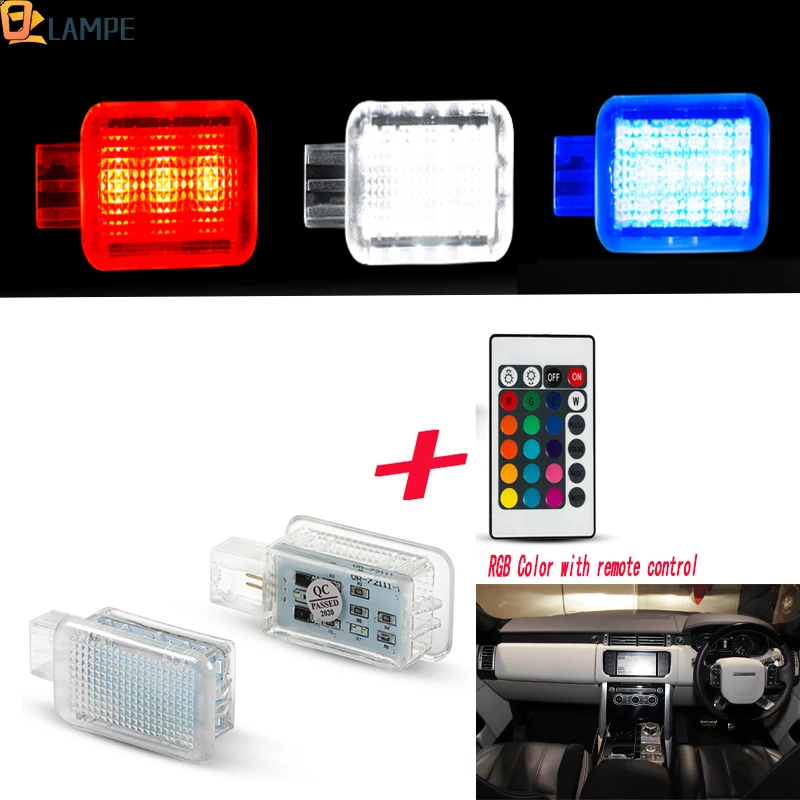 2Pcs RGB LED Courtesy Light Footwell Door Luggage Trunk Lamp Boot Light for Land Rover Defender 2020 Range Rover L405 L494
2Pcs RGB LED Courtesy Light Footwell Door Luggage Trunk Lamp Boot Light for Land Rover Defender 2020 Range Rover L405 L494