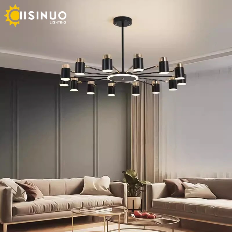 Nordic Adjustable Multi-Head Chandelier LED Flexible Arms Pendant Lighting Minimalist Ceiling Light for Home Living Room Bedroom
Nordic Adjustable Multi-Head Chandelier LED Flexible Arms Pendant Lighting Minimalist Ceiling Light for Home Living Room Bedroom