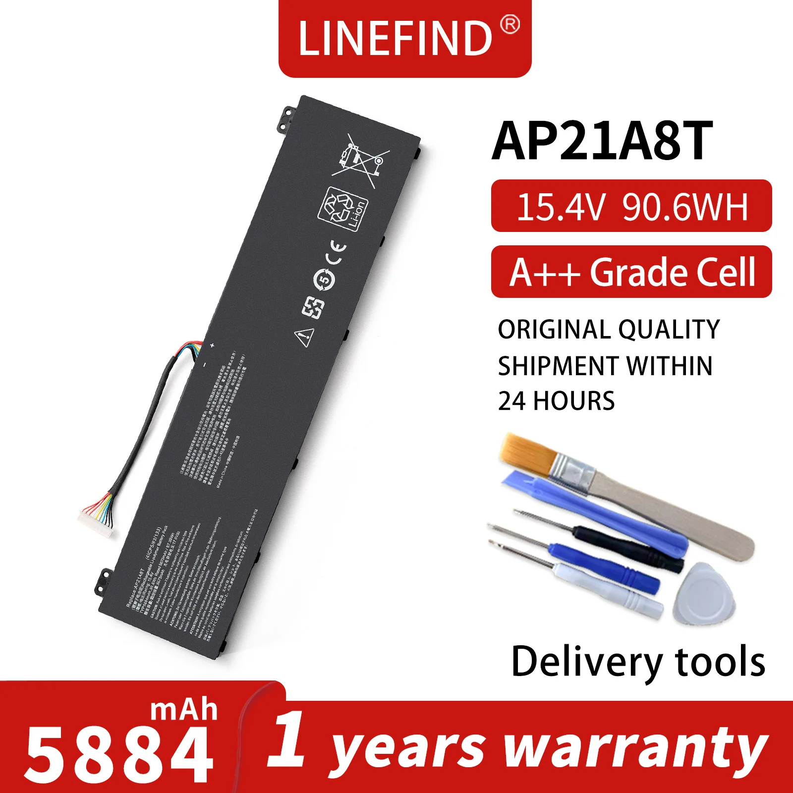 AP21A5T AP21A7T AP21A8T Laptop Battery For Acer Nitro 5 AN517-55,Predator Helios 300 PH317,PH315-55 NEO PHN16-71 PH16-71 PH18-71
AP21A5T AP21A7T AP21A8T Laptop Battery For Acer Nitro 5 AN517-55,Predator Helios 300 PH317,PH315-55 NEO PHN16-71 PH16-71 PH18-71