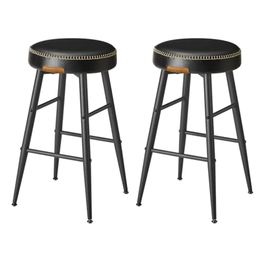 EKHO Collection - Bar Stools Set of 2, Counter Height Bar Stools, Kitchen Counter Stools, Mid-Century Modern Backless Counter S
EKHO Collection - Bar Stools Set of 2, Counter Height Bar Stools, Kitchen Counter Stools, Mid-Century Modern Backless Counter S