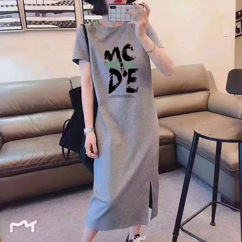 Women's Casual T-shirt Dress Summer Fashion Fishbone Print V-neck Short Sleeve Loose Streetwear A-line Cotton Linen Mini Dresses
Women's Casual T-shirt Dress Summer Fashion Fishbone Print V-neck Short Sleeve Loose Streetwear A-line Cotton Linen Mini Dresses