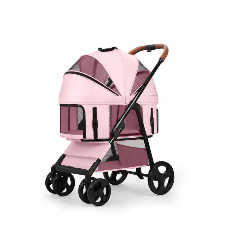 STLFLuxury Lightweight Pet Stroller for Small Medium Large Dogs Foldable Teddy Stroller Custom Detachable Wholesale Trolley
STLFLuxury Lightweight Pet Stroller for Small Medium Large Dogs Foldable Teddy Stroller Custom Detachable Wholesale Trolley