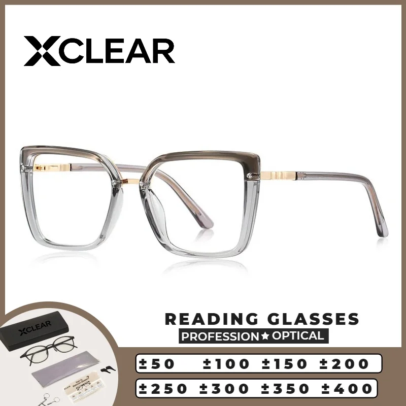 Xclear Versatile Fashion Full Rim Rectangle Reading Woman Glasses Anti Blue Ray Vintage Progressive Prescription Optical Eyewear
Xclear Versatile Fashion Full Rim Rectangle Reading Woman Glasses Anti Blue Ray Vintage Progressive Prescription Optical Eyewear