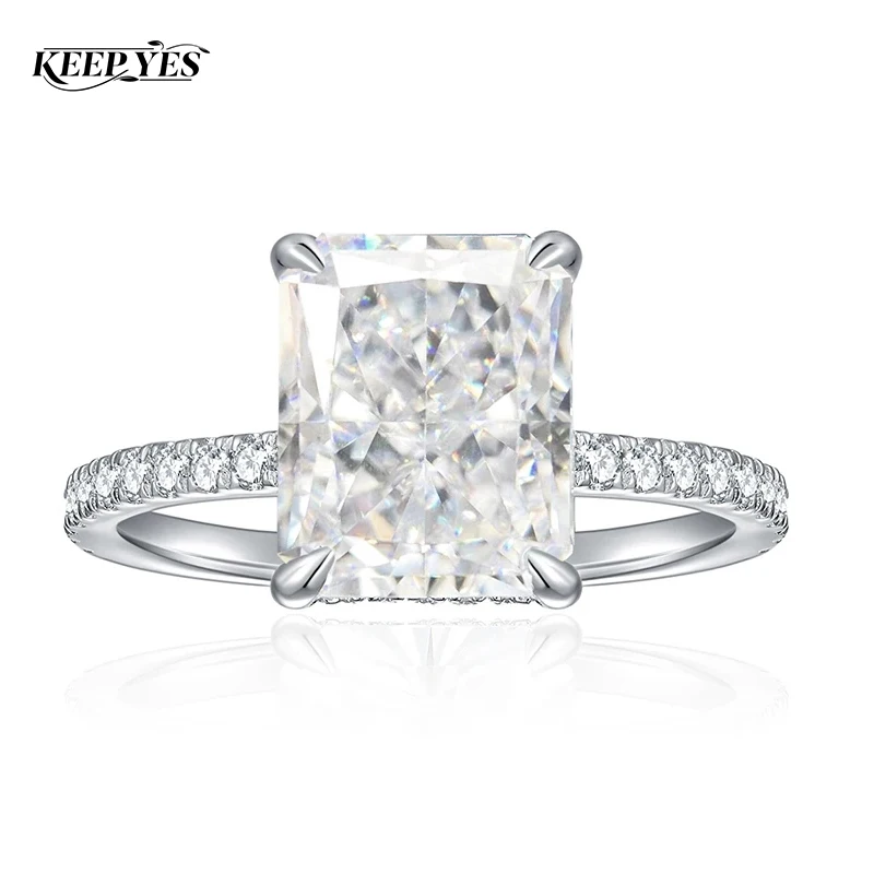 KEEP YES Total 4.75ct ICE Cut 8*10mm Moissanite Diamond Wedding Band Engagement Rings for Women 925 Sterling Sliver Fine Jewelry
KEEP YES Total 4.75ct ICE Cut 8*10mm Moissanite Diamond Wedding Band Engagement Rings for Women 925 Sterling Sliver Fine Jewelry