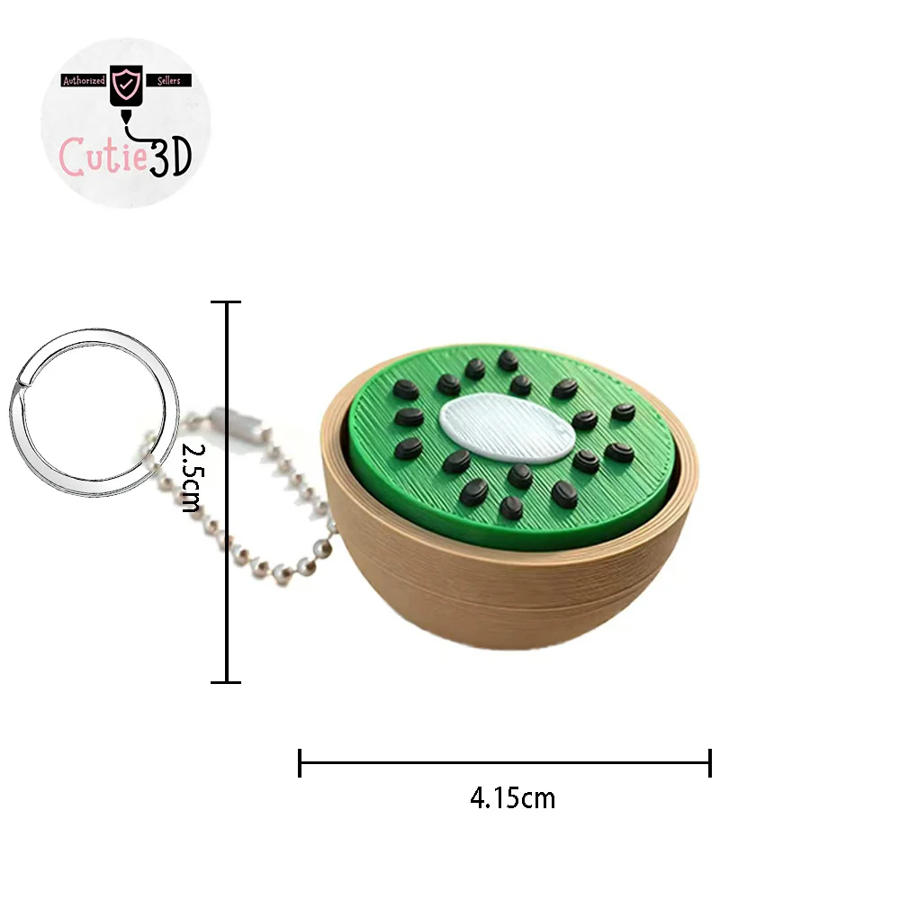 Kiwi slice keychain, 3D decompression toy keychain, fun press-type decompression key ring, durable 3D printing decompression accessories, suitable for backpacks, car pockets, the perfect holiday gift for adults
Kiwi slice keychain, 3D decompression toy keychain, fun press-type decompression key ring, durable 3D printing decompression accessories, suitable for backpacks, car pockets, the perfect holiday gift for adults