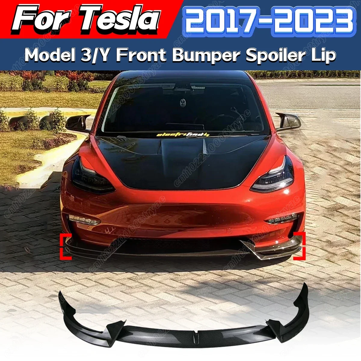For Tesla Model 3 Model Y 2017 2018 2019 2020 2021 2022 2023 Front Bumper Spoiler Lip Splitter Lip Protection Cover Body Kit
For Tesla Model 3 Model Y 2017 2018 2019 2020 2021 2022 2023 Front Bumper Spoiler Lip Splitter Lip Protection Cover Body Kit