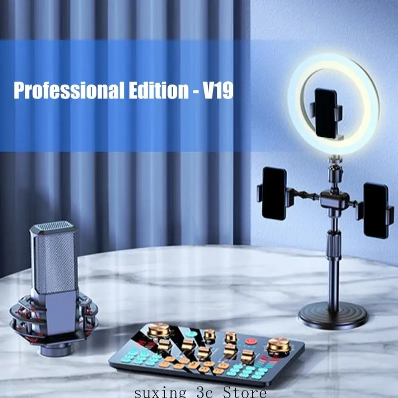 Professional Gaming Soundboards XLR Mics Interfaces 48V Phantoms Power Lighting 3.5mm Input Streaming Equipment
Professional Gaming Soundboards XLR Mics Interfaces 48V Phantoms Power Lighting 3.5mm Input Streaming Equipment