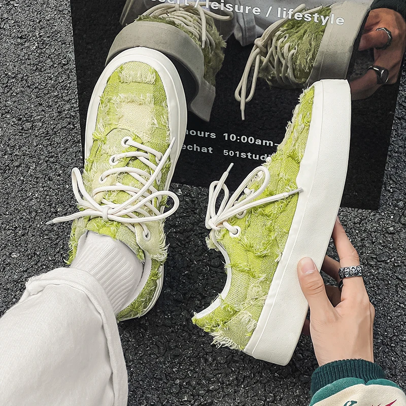 New Niche Low-Top Canvas Shoes Lovers Shoes Men's Shoes2025Summer Breathable Season Comfortable Sneaker
New Niche Low-Top Canvas Shoes Lovers Shoes Men's Shoes2025Summer Breathable Season Comfortable Sneaker