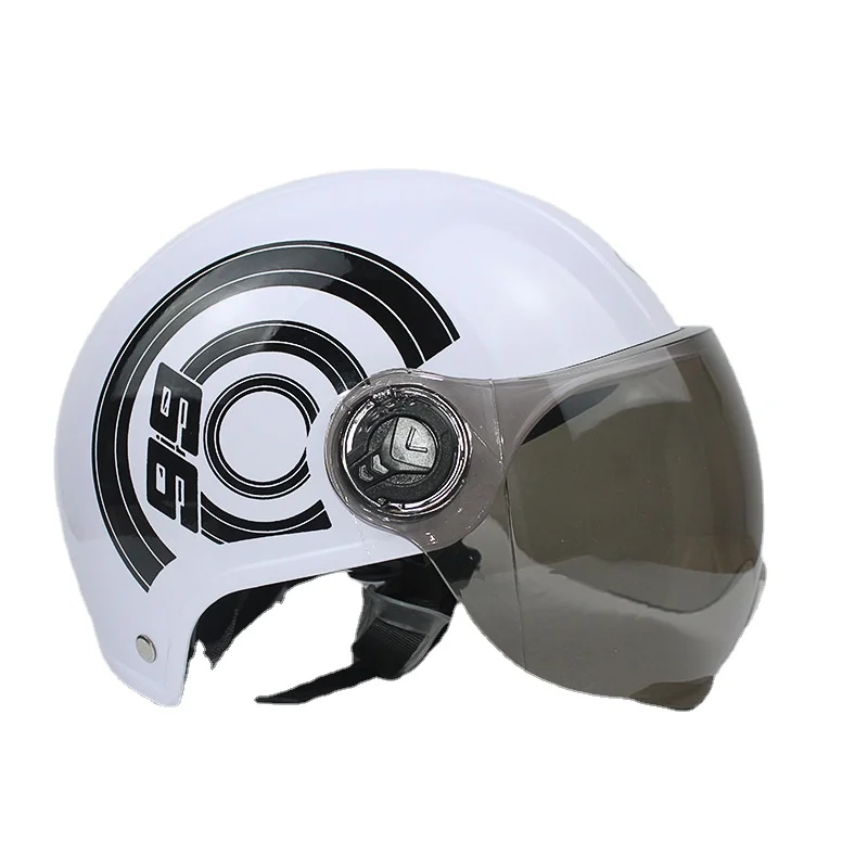Adult Half Helmet Electric Vehicle Motorcycle Helmet Summer Sunscreen Lightweight Men and Women Universal Cute Safety Helmet
Adult Half Helmet Electric Vehicle Motorcycle Helmet Summer Sunscreen Lightweight Men and Women Universal Cute Safety Helmet