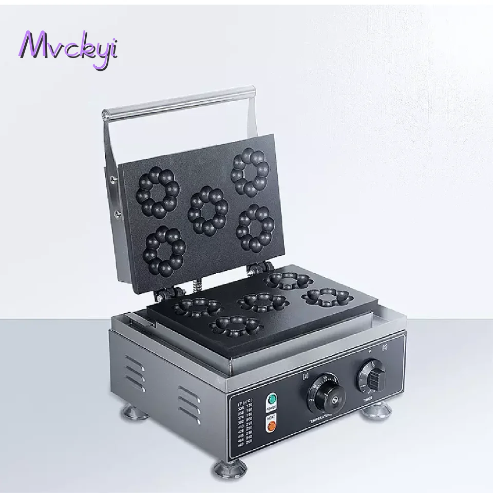 Mvckyi 5 Pcs Commercial Belgian Milk Omelet Mini Donut High Quality Plum Flower Shape Waffle Making Machine
Mvckyi 5 Pcs Commercial Belgian Milk Omelet Mini Donut High Quality Plum Flower Shape Waffle Making Machine