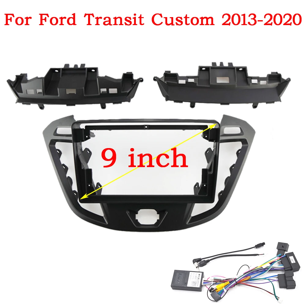 9 Inch Car Radio Fascia For Ford Tourneo Custom 1 I Transit Car Radio Panel Player Audio Frame Dashboard Mount Kit With Wire
9 Inch Car Radio Fascia For Ford Tourneo Custom 1 I Transit Car Radio Panel Player Audio Frame Dashboard Mount Kit With Wire