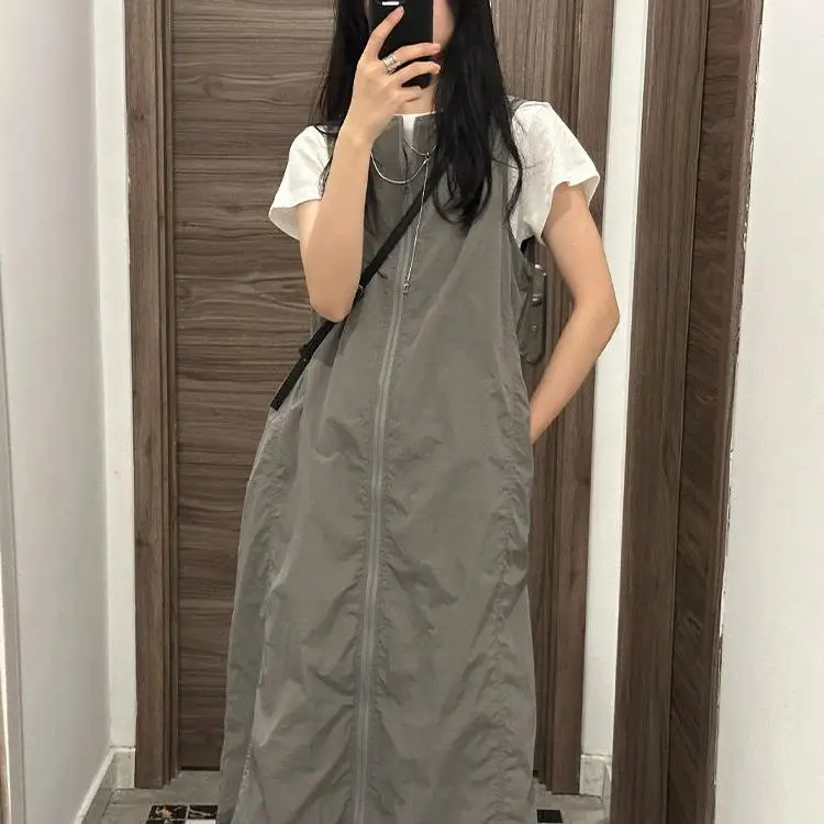 plus Size 300 Pounds Women's Functional Style Vest Skirt Summer Design Outerwear Women's Fashion Korean Version A-Line Skirt
plus Size 300 Pounds Women's Functional Style Vest Skirt Summer Design Outerwear Women's Fashion Korean Version A-Line Skirt