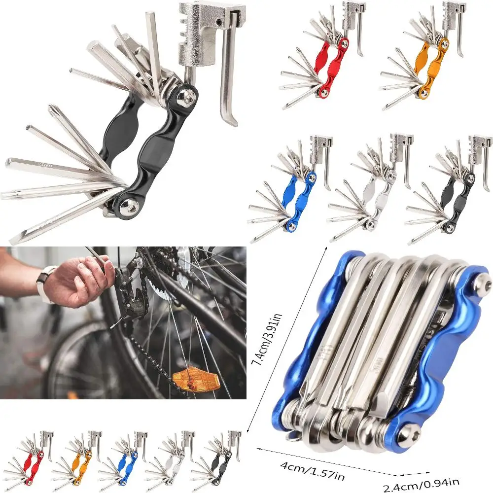 Convenient and durable 11-in-1 multi-tool for cyclists on the go - essential versatile portable socket wrench with user-friendly
Convenient and durable 11-in-1 multi-tool for cyclists on the go - essential versatile portable socket wrench with user-friendly