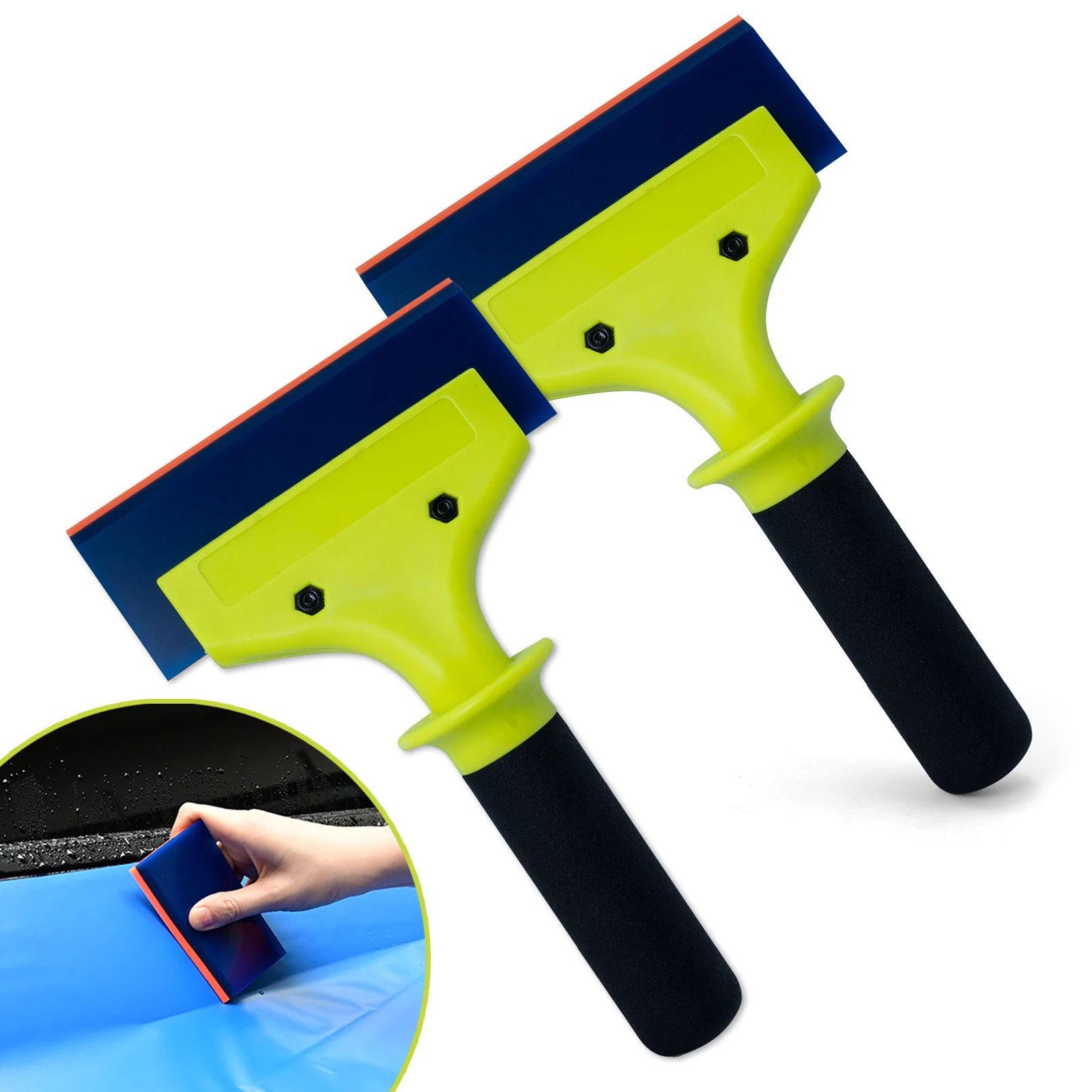 EHDIS Double-Layer PPF Rubber Blade Squeegee Nylon Handle Water Removal Cleaning Tool Scraper For Window Tint Car Vinyl Wrapping
EHDIS Double-Layer PPF Rubber Blade Squeegee Nylon Handle Water Removal Cleaning Tool Scraper For Window Tint Car Vinyl Wrapping