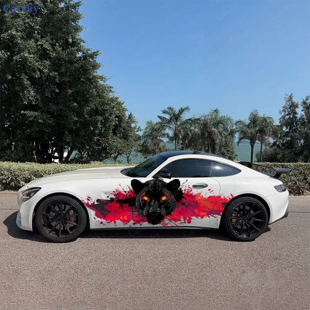 2pcs Blood Black Panther Car Sticker Full Body Floral Decoration Scratches Protective Car Sticker Waterproof Car Vinyl Wraps
2pcs Blood Black Panther Car Sticker Full Body Floral Decoration Scratches Protective Car Sticker Waterproof Car Vinyl Wraps