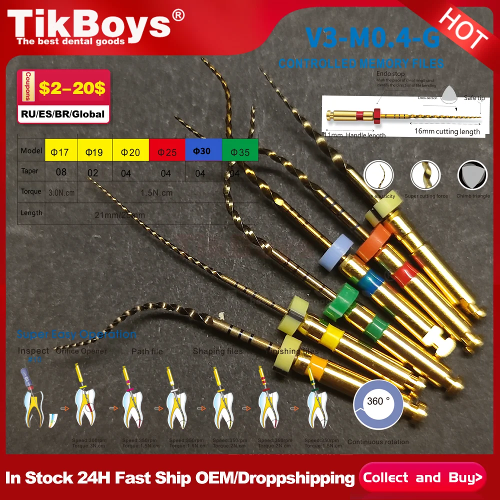 Dentistry Endo Root Canal Files 31mm 25mm 0440 0Taper Heat Activation Endodontic Files Use For Root Canal Cleaning Dentist Tool
Dentistry Endo Root Canal Files 31mm 25mm 0440 0Taper Heat Activation Endodontic Files Use For Root Canal Cleaning Dentist Tool