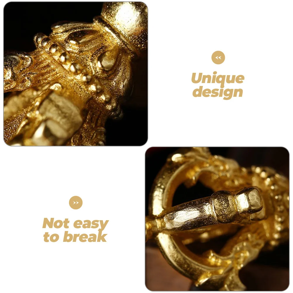 Mini Vajra Pendant in Retro Copper Finish Small Vajra Pestle Charm for Keychain Hanging Decoration Handicraft Use
Mini Vajra Pendant in Retro Copper Finish Small Vajra Pestle Charm for Keychain Hanging Decoration Handicraft Use